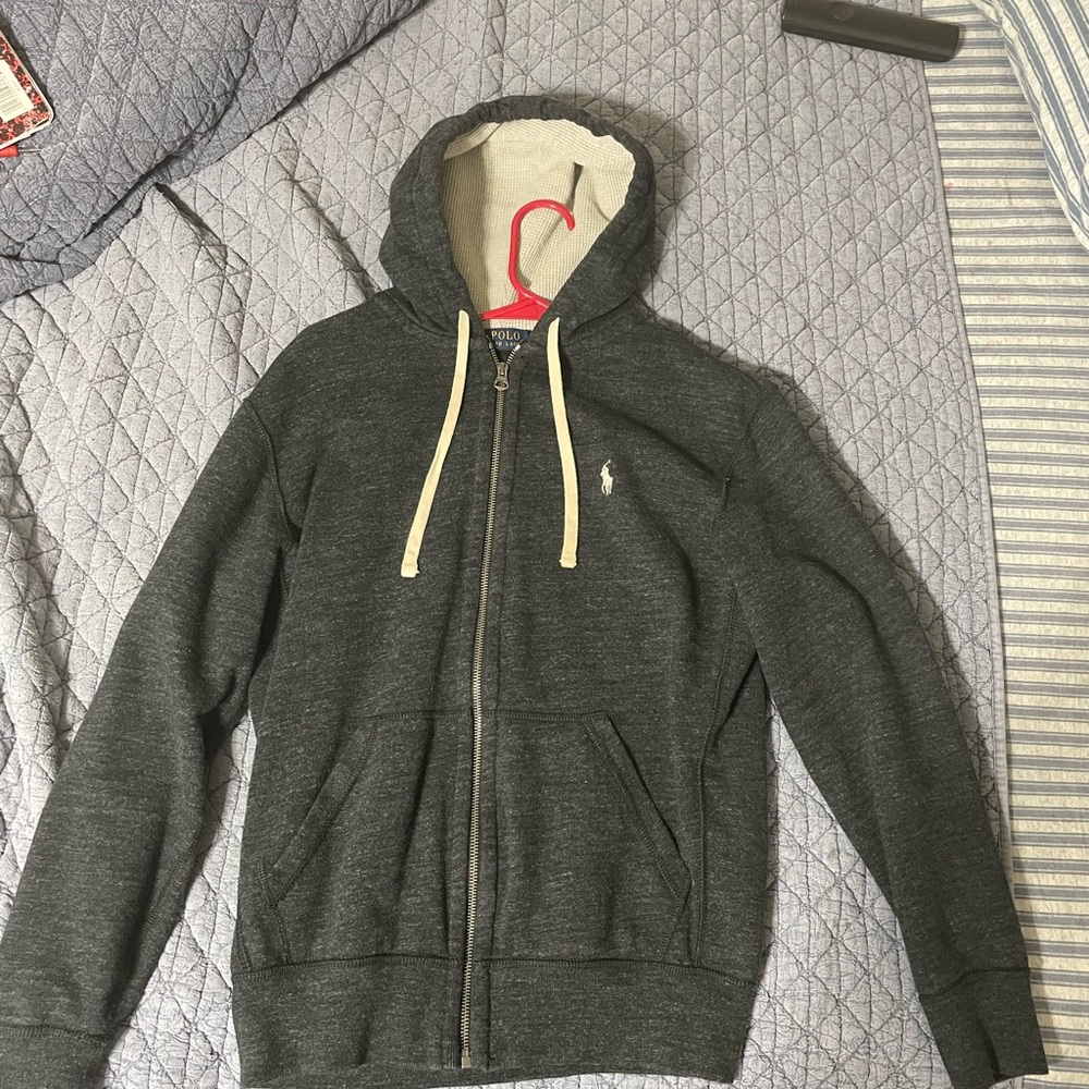 polo gray jacket